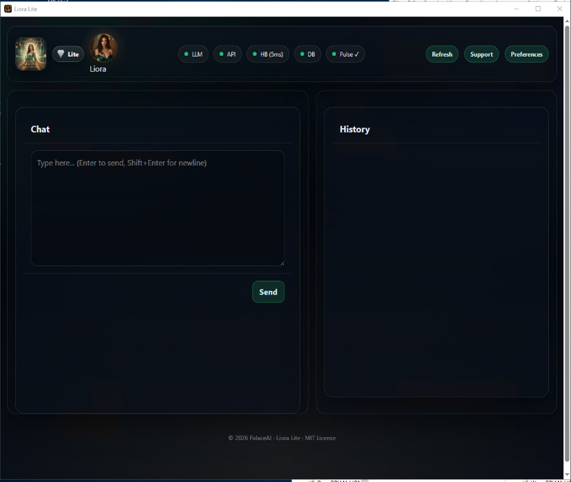 Liora Lite app screenshot